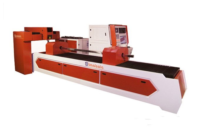 Special laser cutting machine for pipe